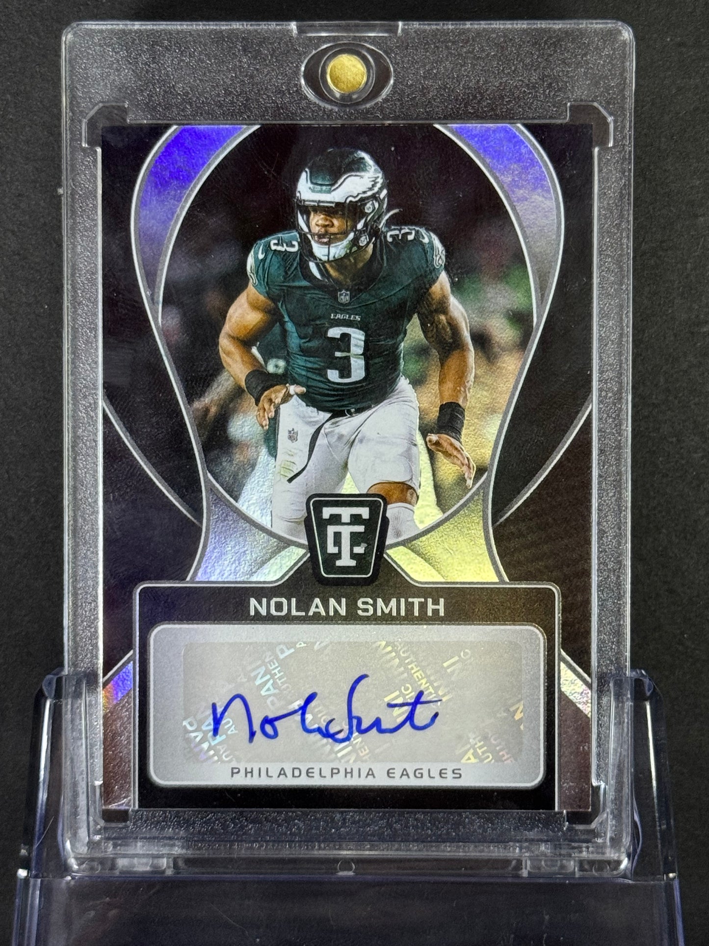 2025 Autographed Nolan Smith Football Card