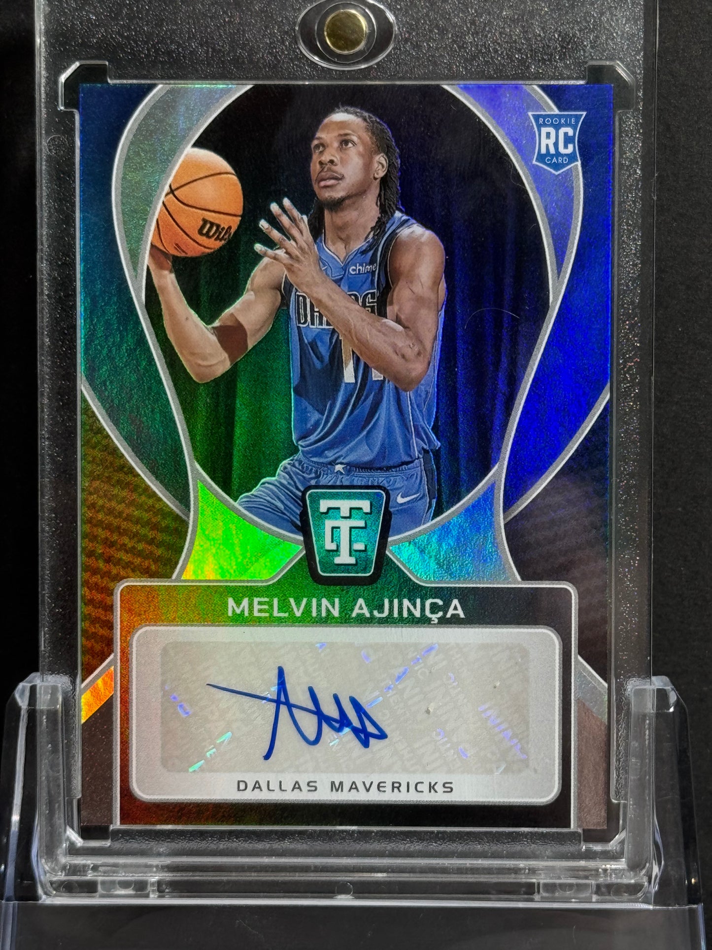2025 Totally Certified Signed Melvin Ajinca Rookie Card