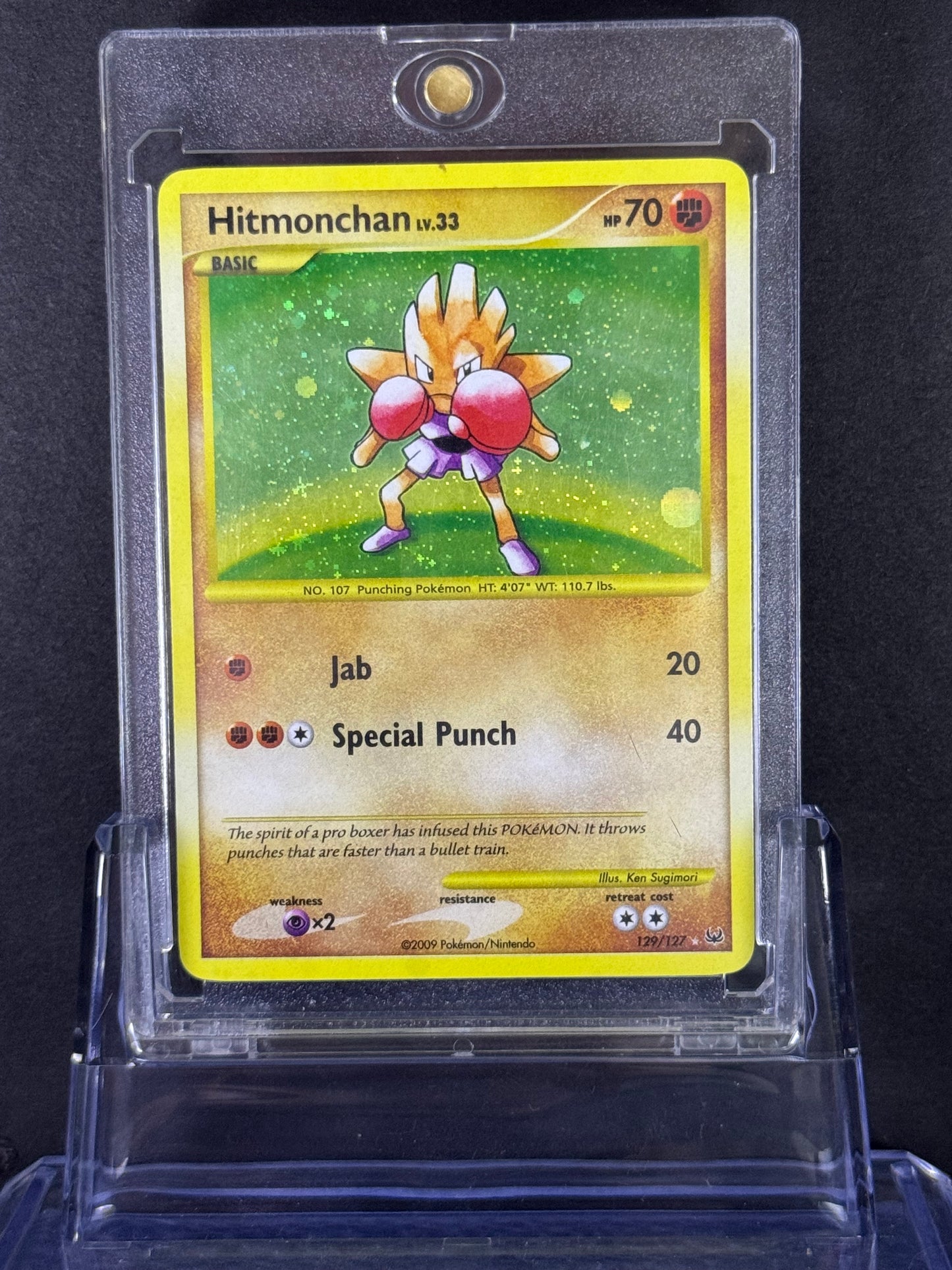 Pokémon 2009 Hitmonchan #129 Holographic