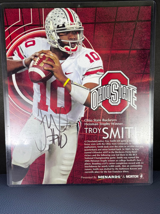 Signed Heisman Winner Troy Smith picture